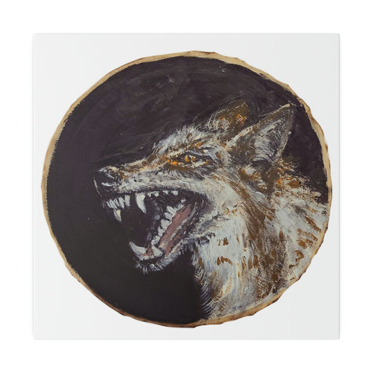 Wolf - Matte Canvas, Stretched, 0.75"