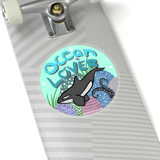 Ocean lover - Kiss-Cut Stickers
