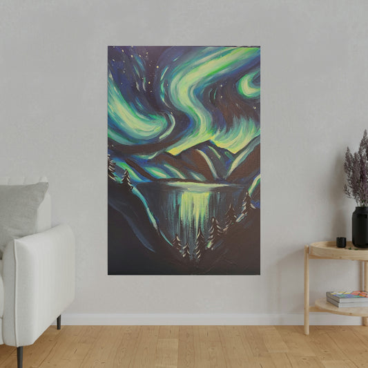 Neon lights - Matte Canvas, Stretched, 0.75"