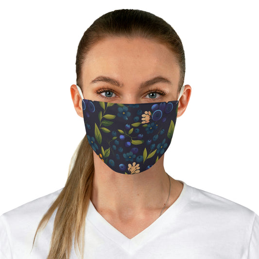 Blueberry Dream - Fabric Face Mask