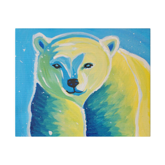Polar bear - Matte Canvas, Stretched, 0.75"