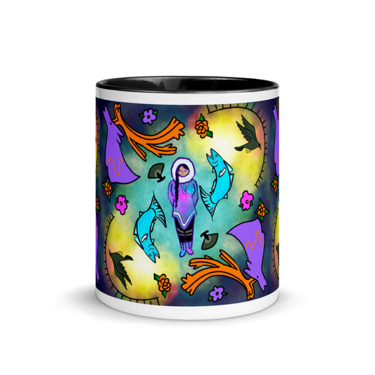 Inuk Dreaming - Mug with Color Inside